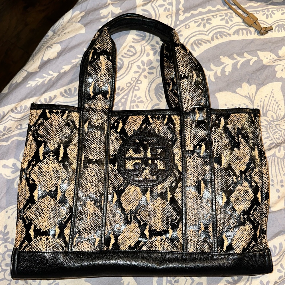 Tory Burch Snakeskin Tote